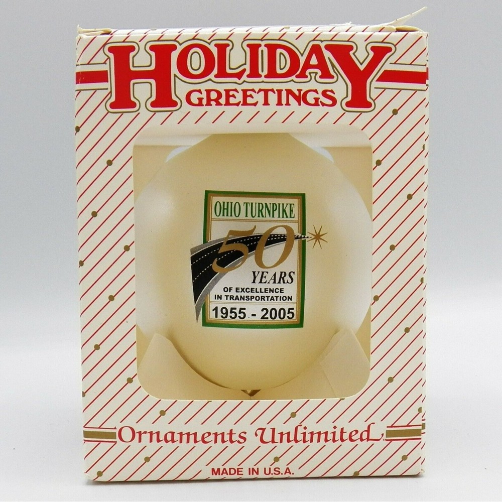 Ohio Turnpike 50th Anniversary Christmas Ornament 1955 2005 Souvenir Highway USA - Picture 5 of 7